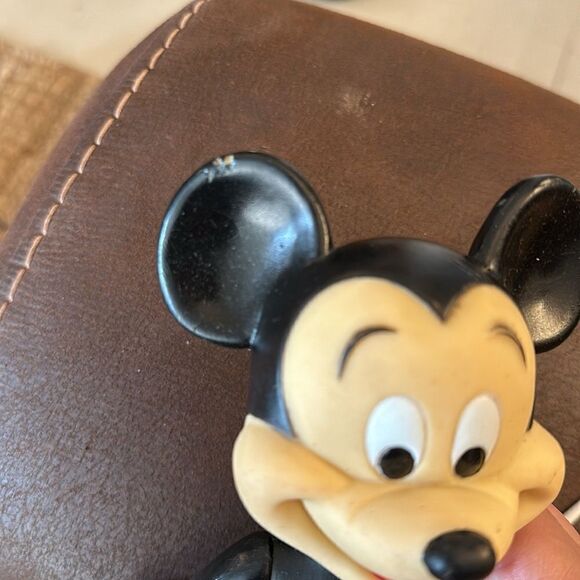 Vintage 7” Hard Plastic Mickey Mouse Posable Moveable‎ Figure Disney - Picture 11 of 11